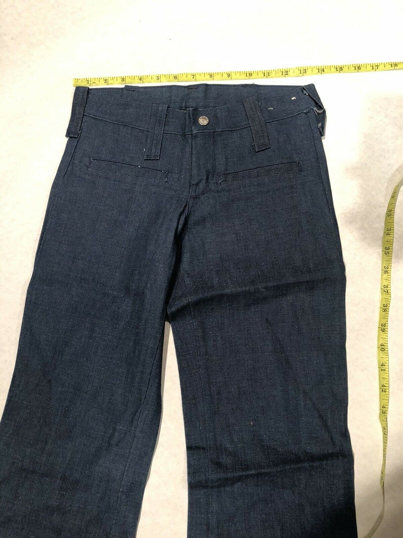 11 Bell Bottoms PantsJeans W27 L33 Vintage Stacy Slacks 70s-80s Blue