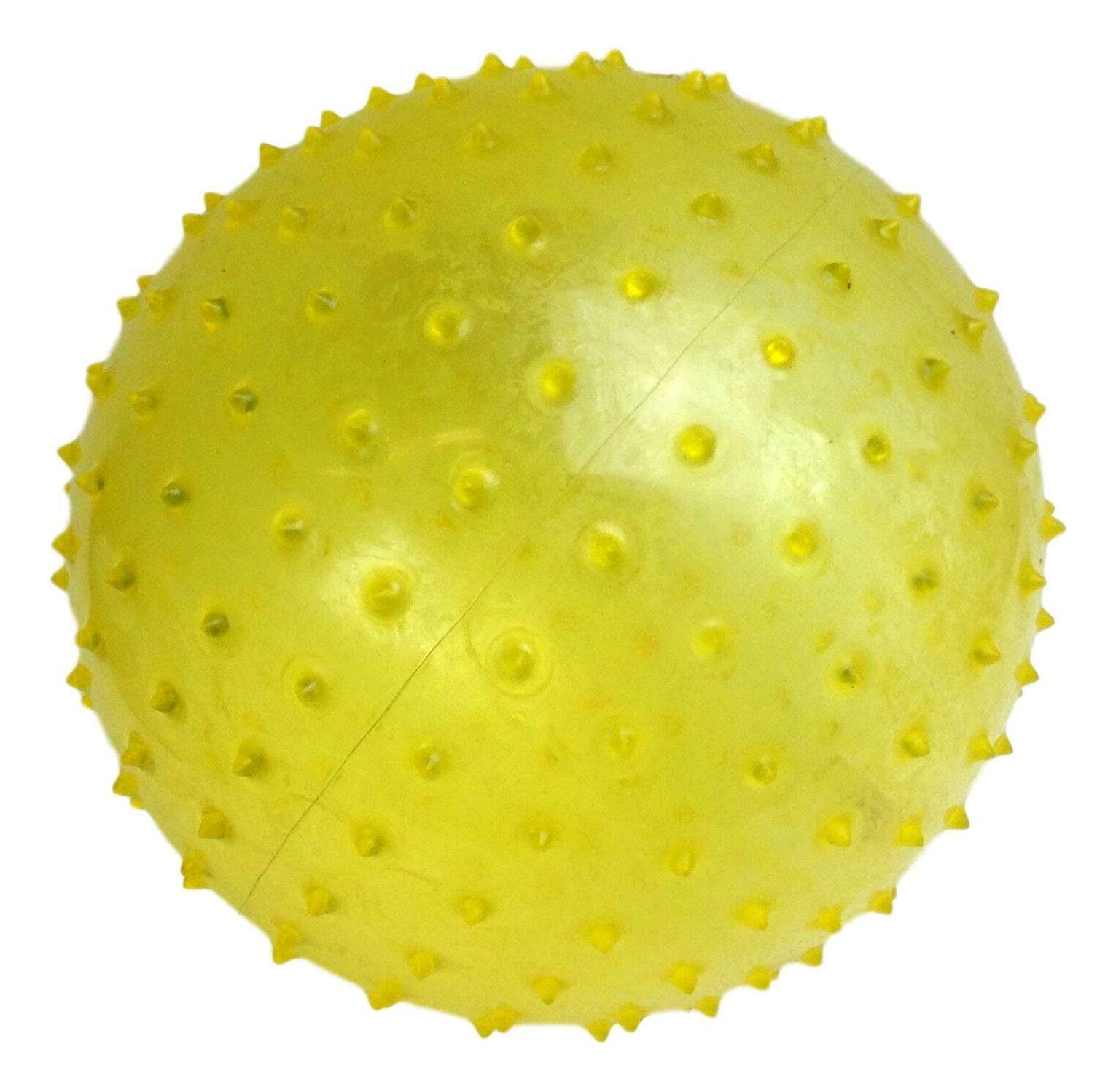 Spiked yellow massage fitness yoga exercise & gym ball Etsy