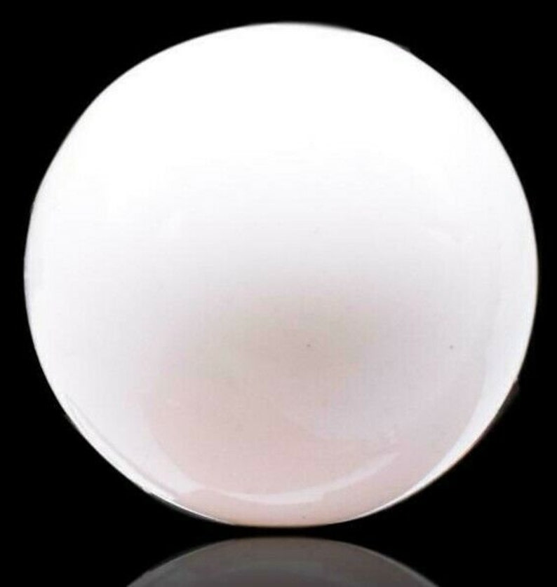 10 Vintage White Round Bead Crafts Jewelry Making 13 mm