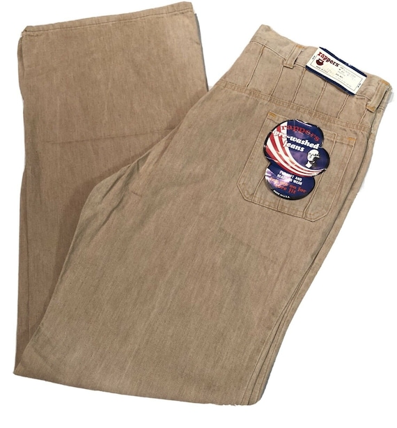 khaki bell bottom jeans