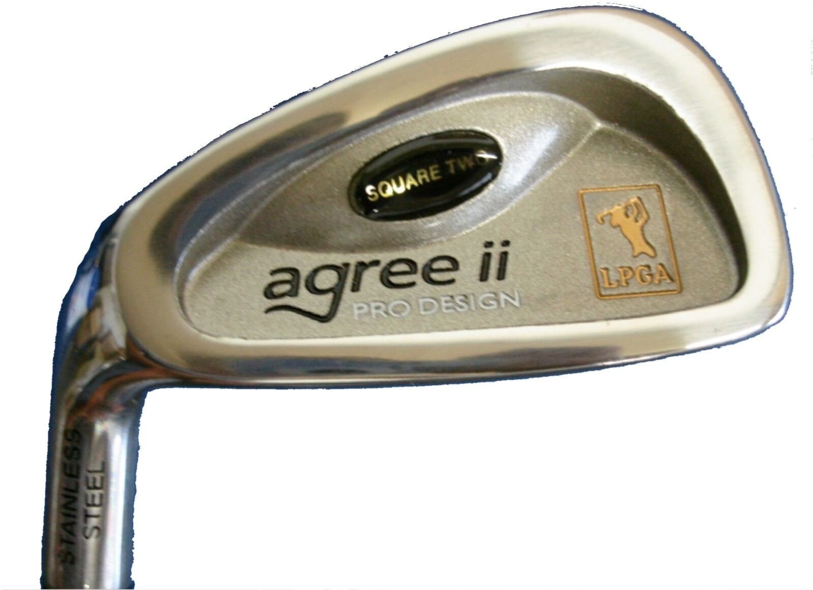 LPGA Square Two Agree II Pro Design 5 Iron Golf Club, Steel Shaft, RH