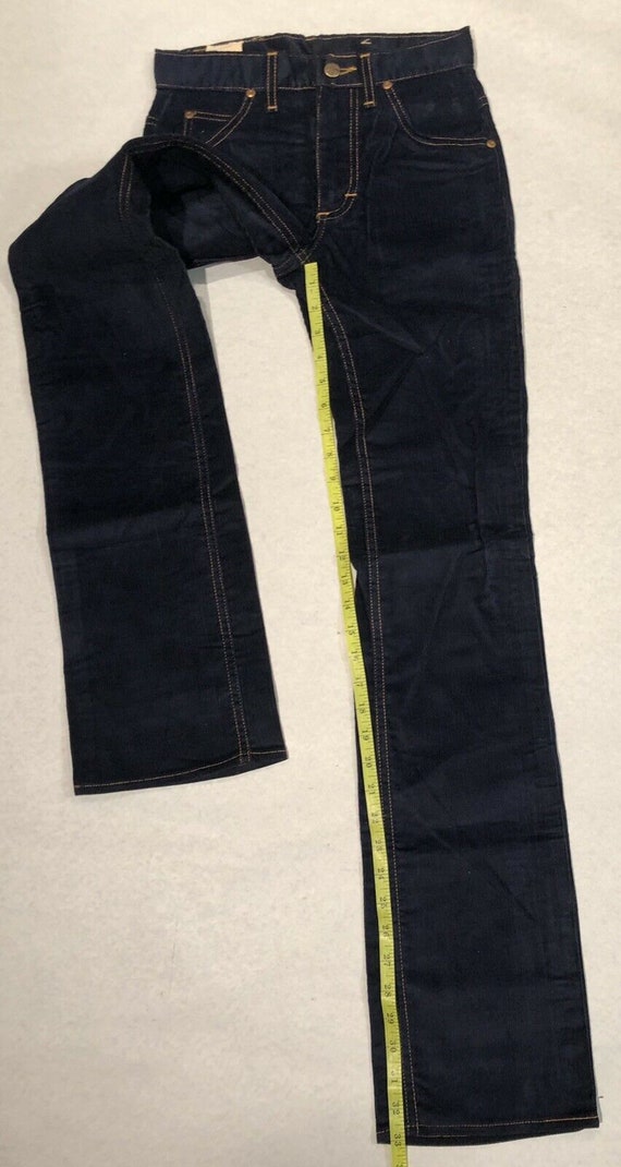 Lee Dark Blue Corduroy Pants/Jeans W26 L33 Vintage - image 7