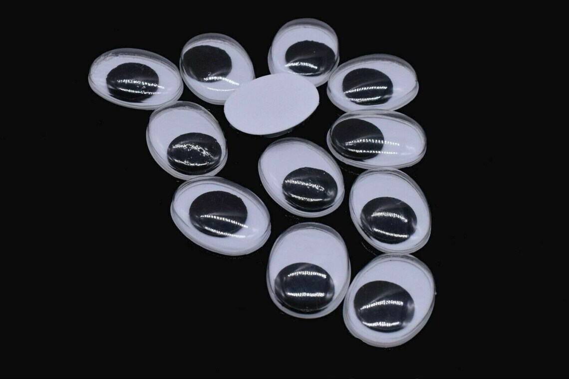 150 Oval Googly Eye Cabochon Arts and Crafts DIY Findings 18 x Etsy