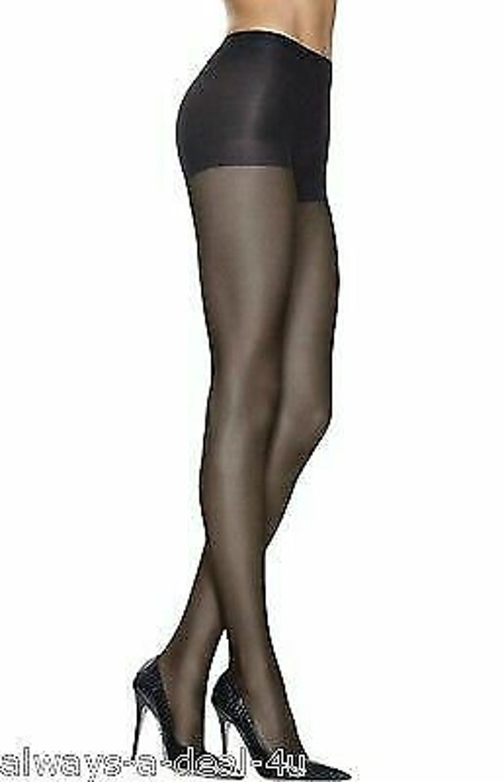 4 L'eggs Control Top Pantyhose Sheer Toe Navy Blue Size Etsy