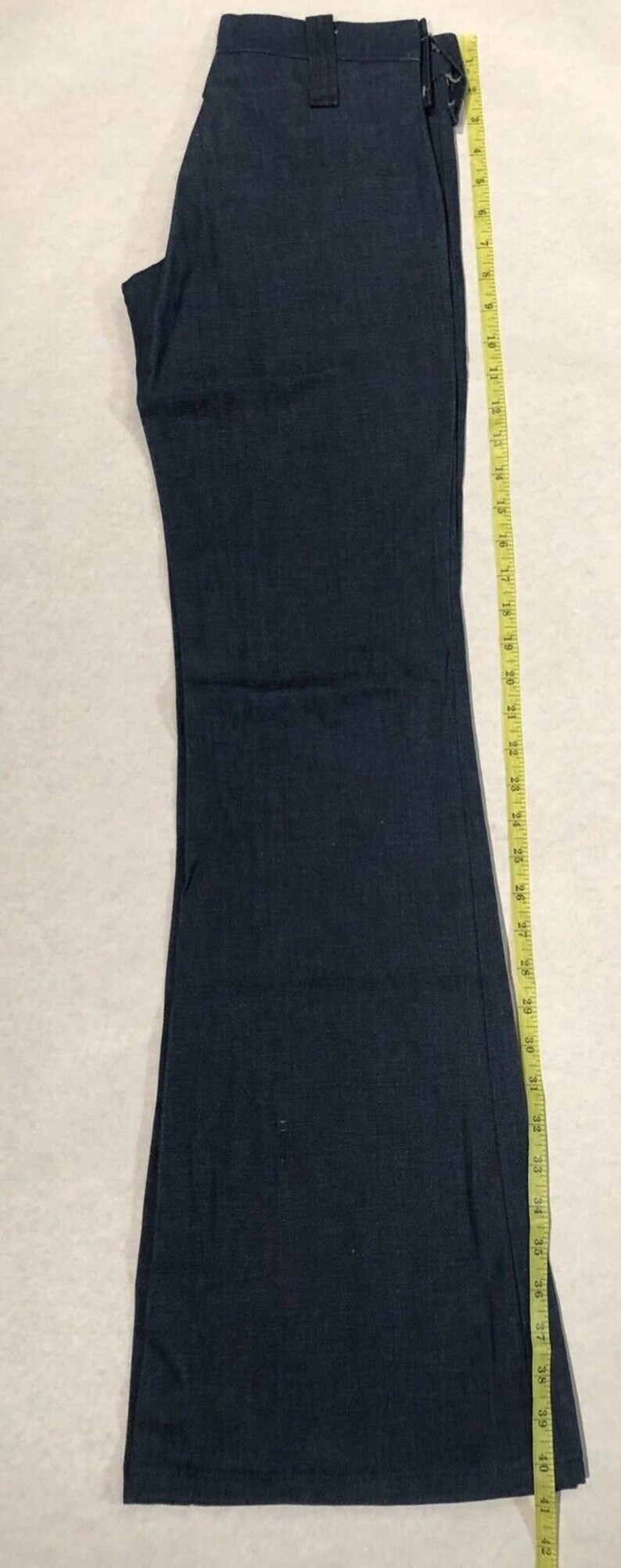 11 Bell Bottoms PantsJeans W27 L33 Vintage Stacy Slacks 70s-80s Blue