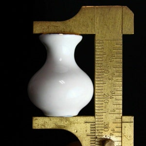 Flower Vase Pendant Charm Ceramic Porcelain Jewelry Making 28.5 mm Vintage image 6
