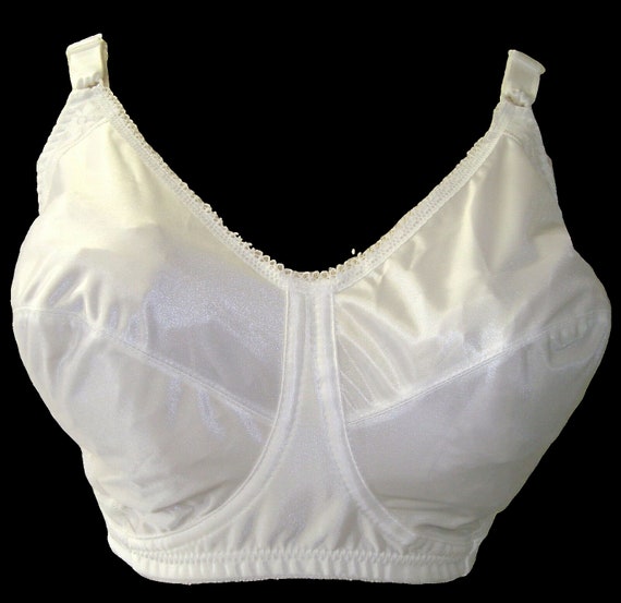 3 Just My Size 38dd White Laced Full Coverage Wire Free Bra Style 1974 