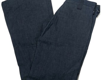11 Bell Bottoms PantsJeans W27 L33 Vintage Stacy Slacks 70s-80s Blue
