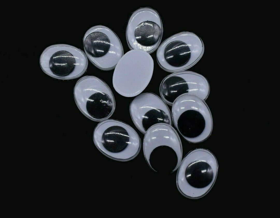 150 Oval Googly Eye Cabochon Arts and Crafts DIY Findings 18 X Etsy