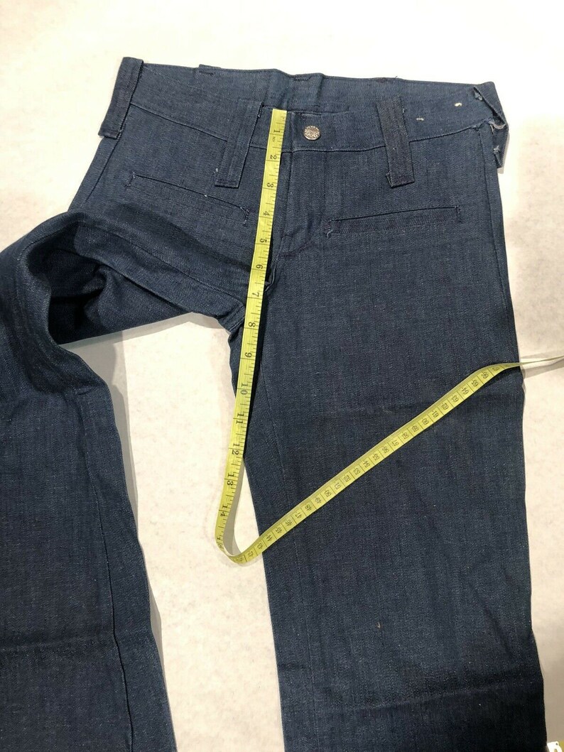 11 Bell Bottoms PantsJeans W27 L33 Vintage Stacy Slacks 70s-80s Blue
