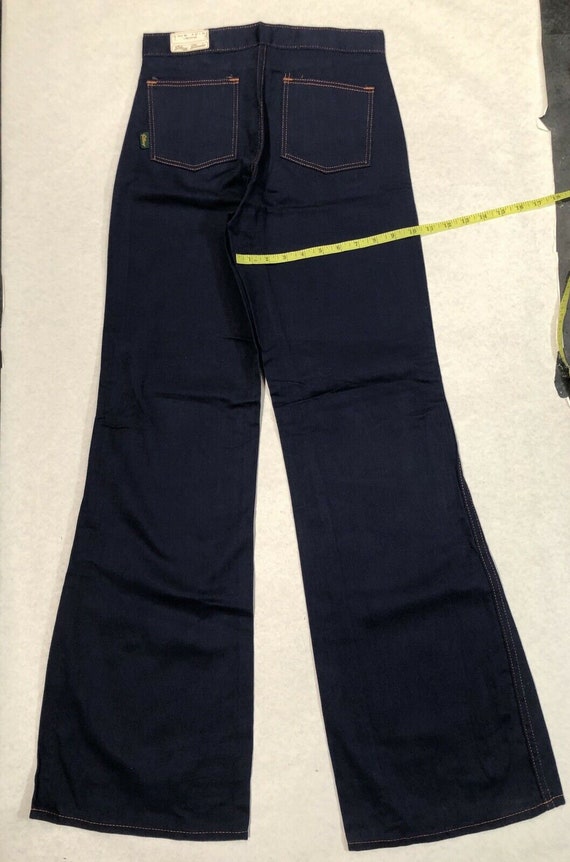 Stacy Slacks 70s-80s Blue (11") Bell Bottoms Pant… - image 8