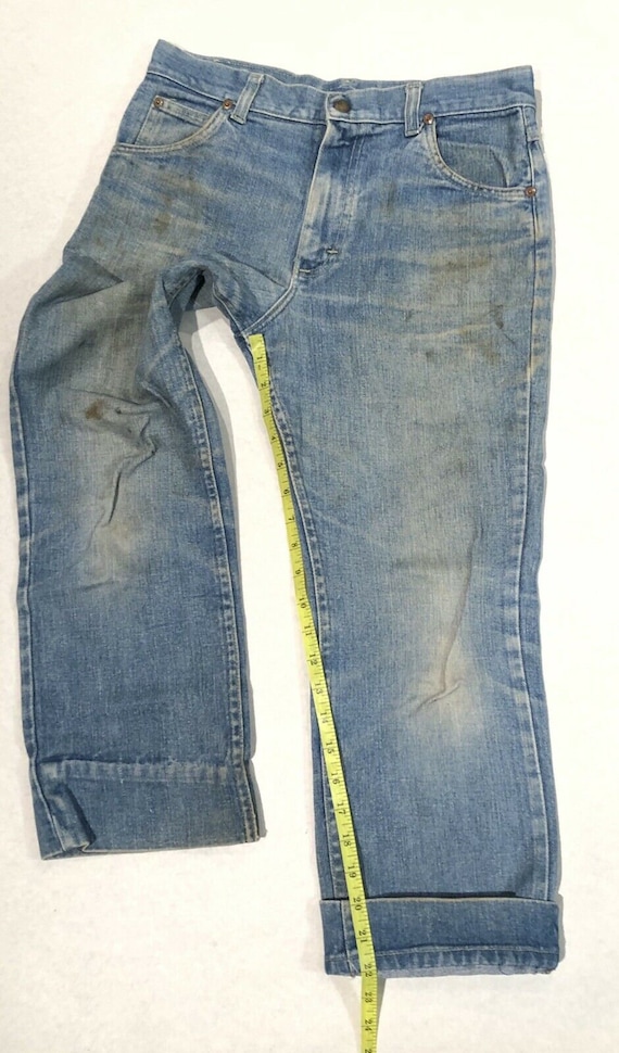 Lee Blue Capri Short Pants/Jeans Vintage W29 L22 - image 7
