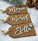 Stocking Tags, Easter Basket Tags, Christmas Tags, Christmas Stocking Tag, Stocking Name Tags, Wooden Name Tags, Gift Tag 