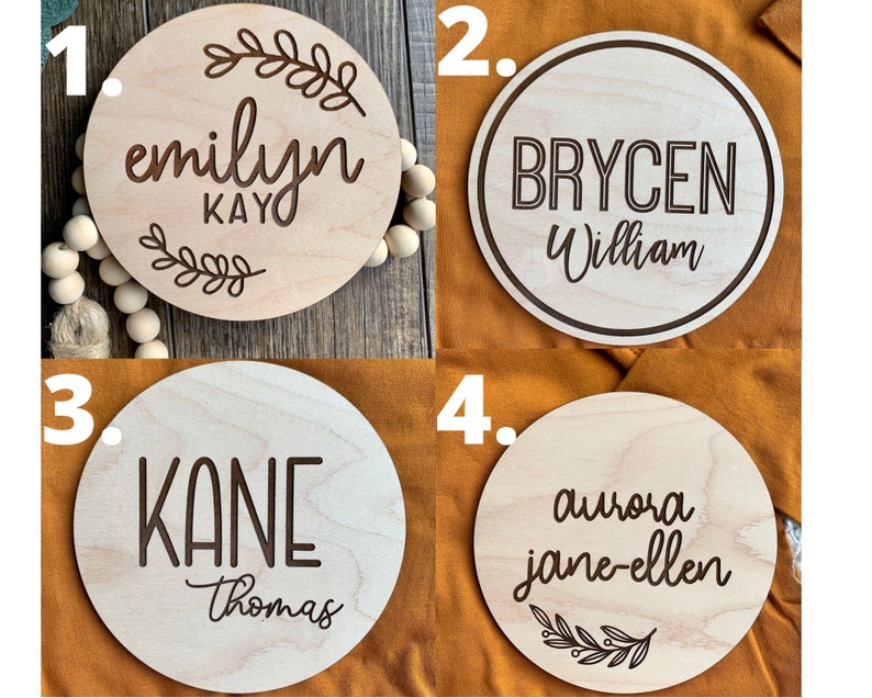 Baby Name Sign Wooden Name Sign Baby Name Plaque Name Etsy