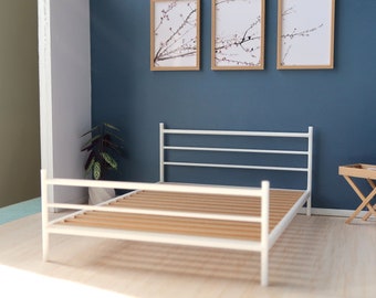 Dollhouse bed, 1:12th scale, modern dollhouse furniture