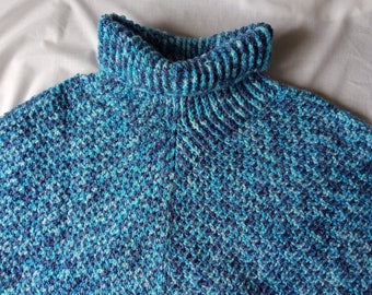 Girls Crochet Poncho Etsy