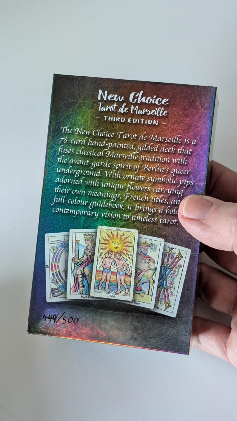 New Choice Tarot de Marseille Limited Edition Inclusive LGBTQIA Cards Third Edition image 18