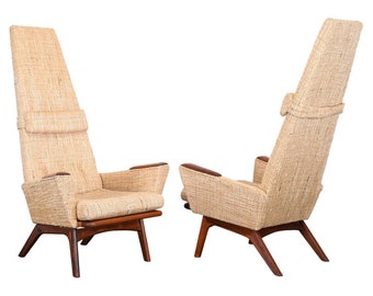 Adrian Pearsall Pair of "Slim Jim" Lounge Chairs for Craft Associates, 1960s