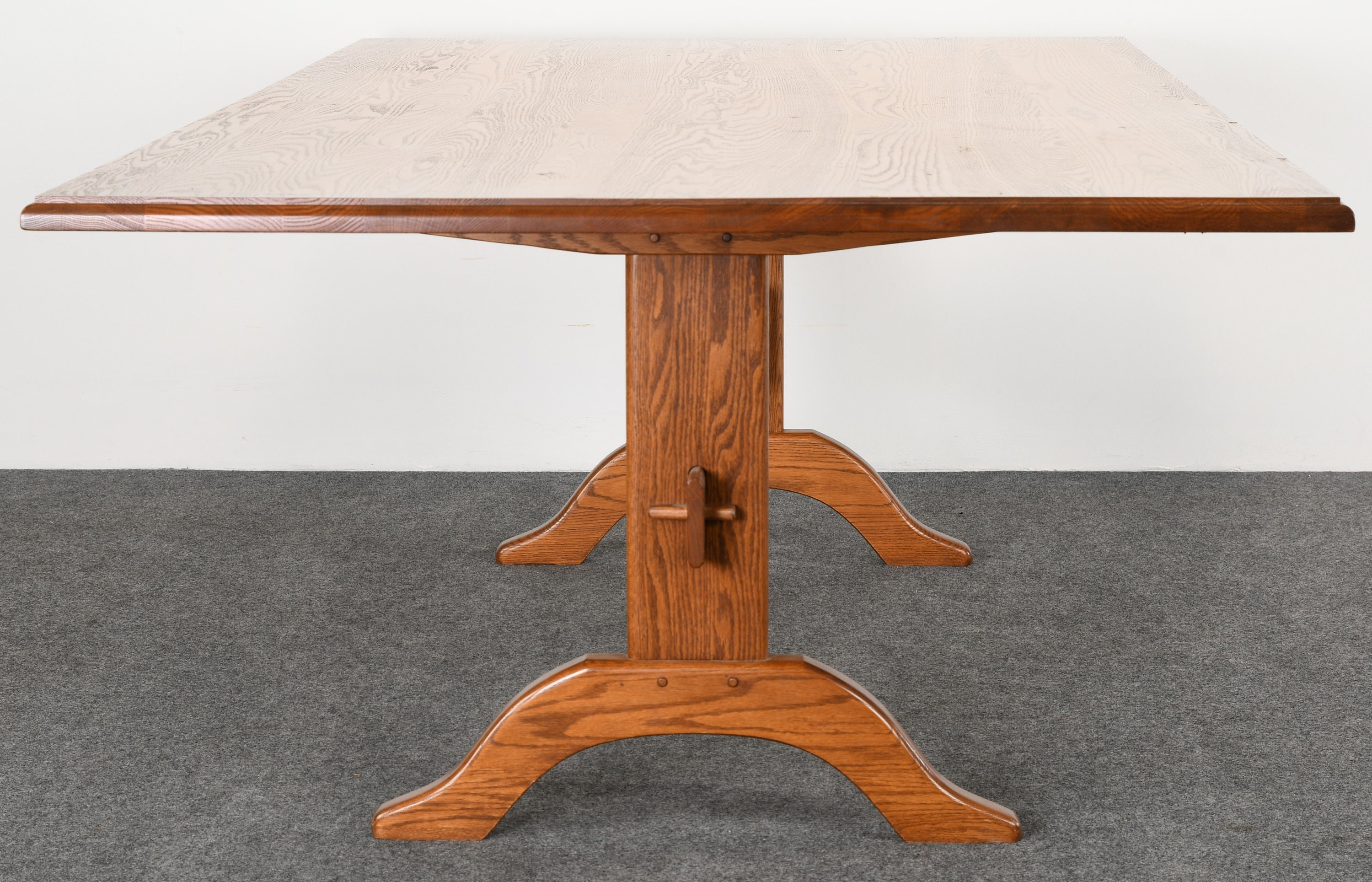 Hunt Country Furniture Hancock Oak Table 20th Century Etsy