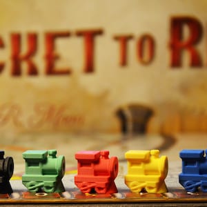 Ticket To Ride Board Game Trains Markers Scoring Trackers