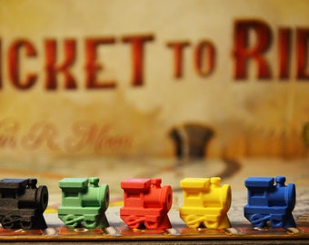 Ticket To Ride Board Game Trains Markers Scoring Trackers