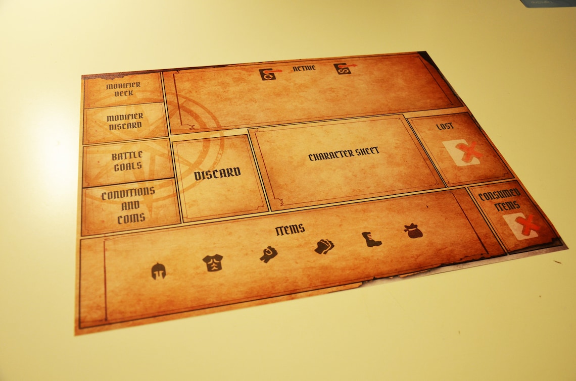 Gloomhaven Player Mat Etsy