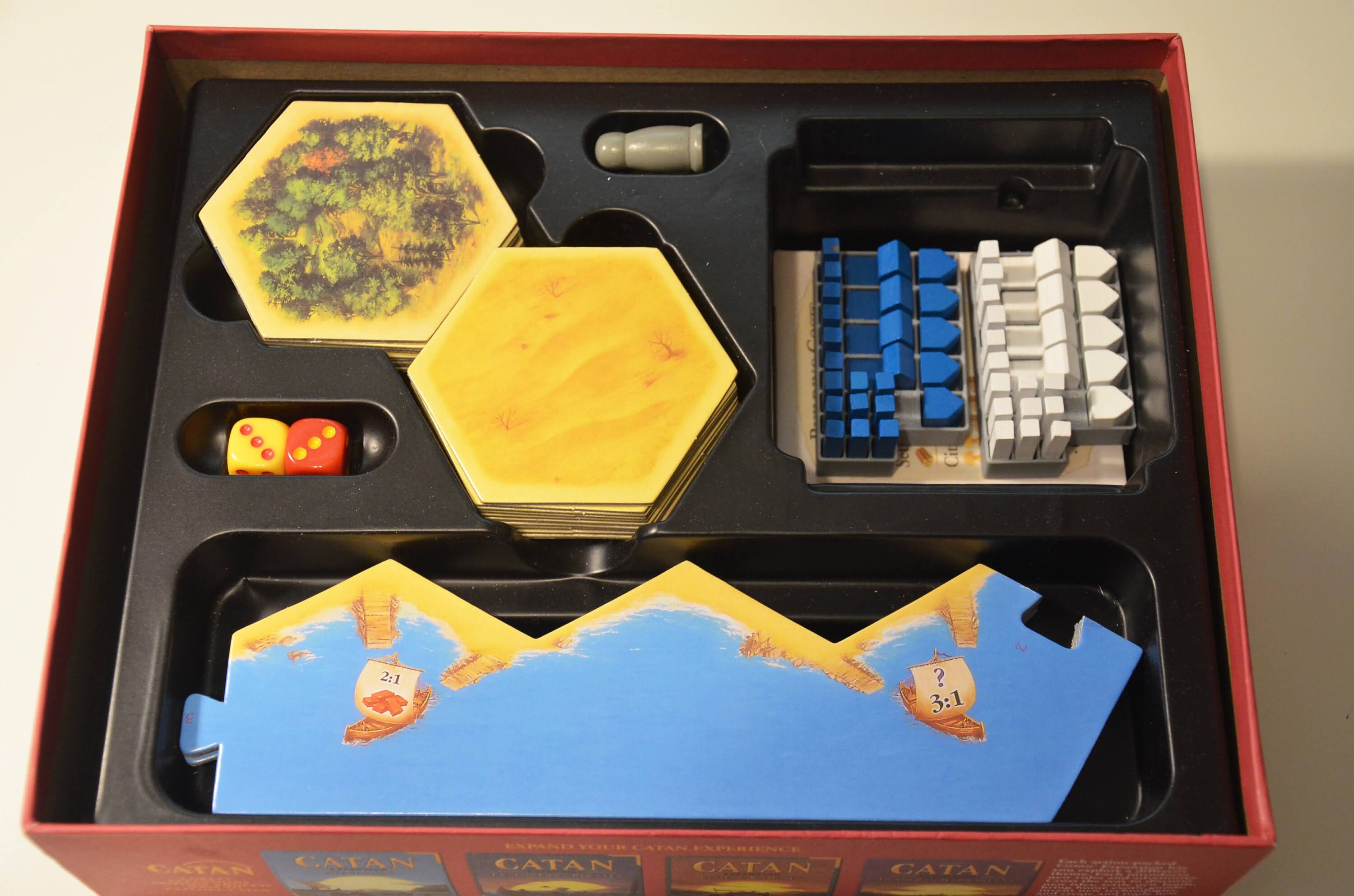 Settlers of Catan Piece Organizer Holders Player Trays Insert fit