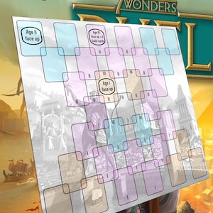 7 Wonders Duel playmat