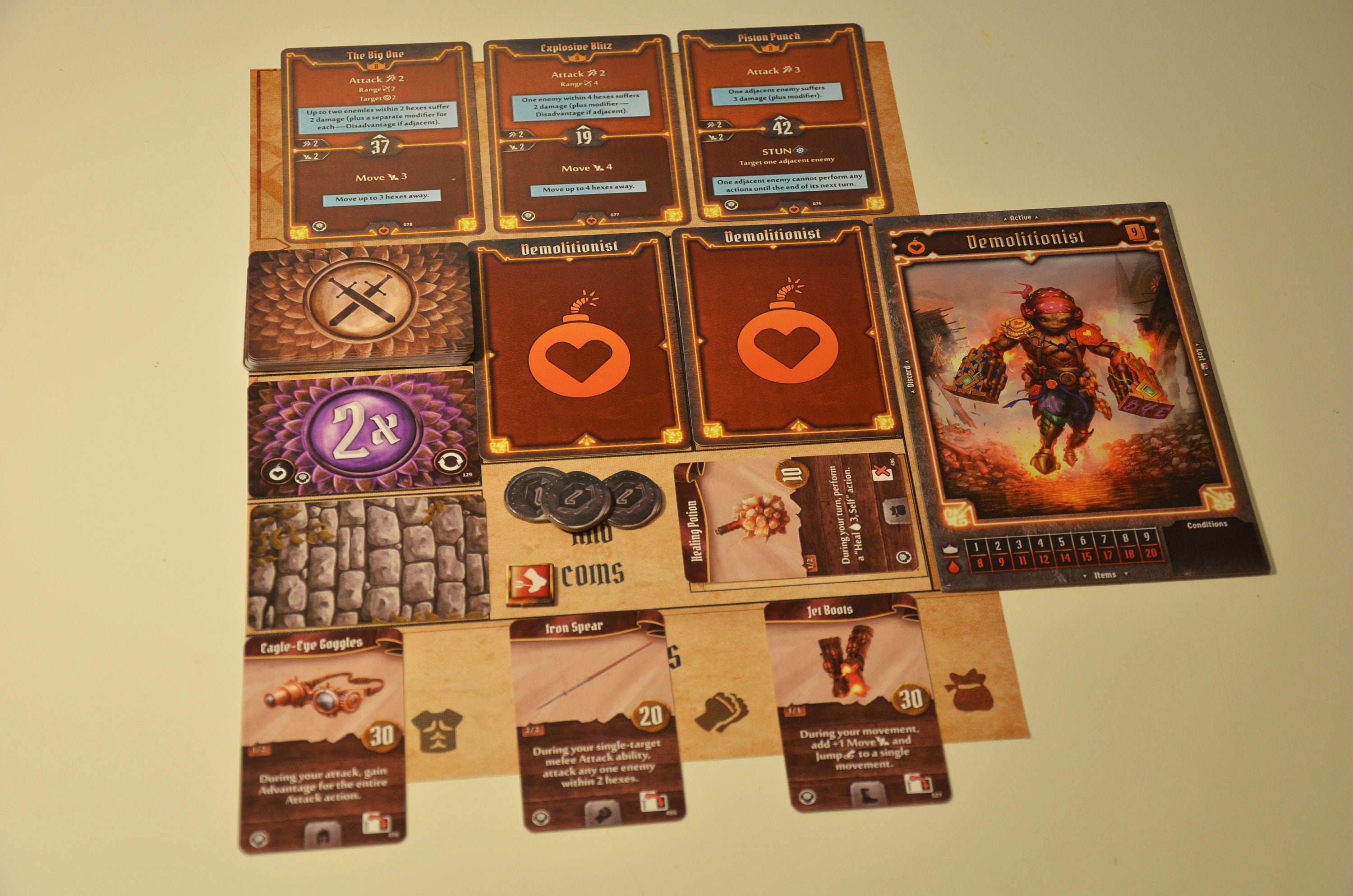 Jaws Of The Lion Gloomhaven Player mat | Etsy