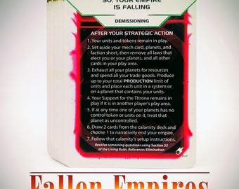 Fallen Empires Twilight Imperium 4th Edition  Fan made expansion