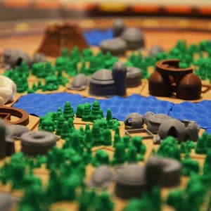 Terraforming Mars 3D tiles