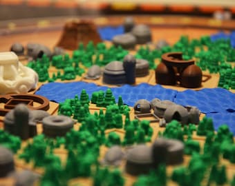 Terraforming Mars 3D tiles