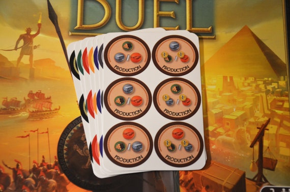 7 Wonders Duel Nature Fans Made Expansion Etsy