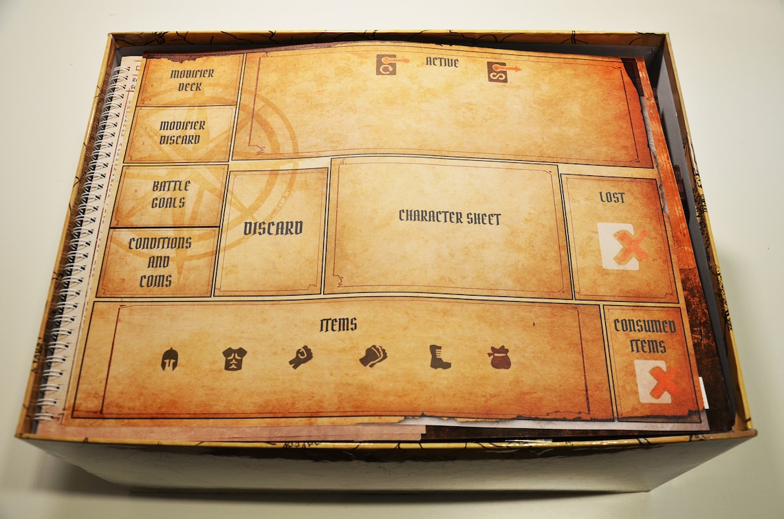 Gloomhaven Player Mat Etsy Australia