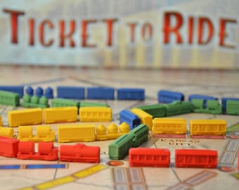 Ticket To Ride Trains 46 Pieces Upgrade Replacement