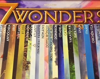 7 Wonders Fan made expansion 27 Wonders pack