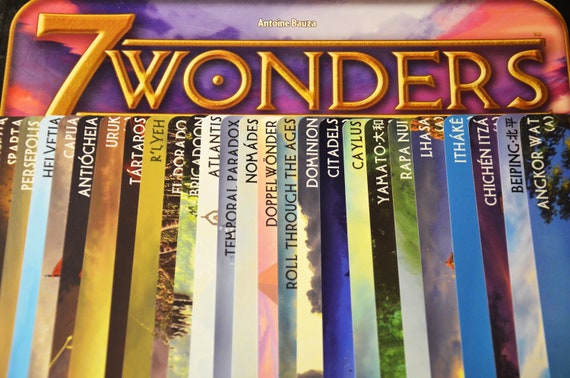 7 Wonders Fans Made Expansion 27 Wonders Pack Etsy
