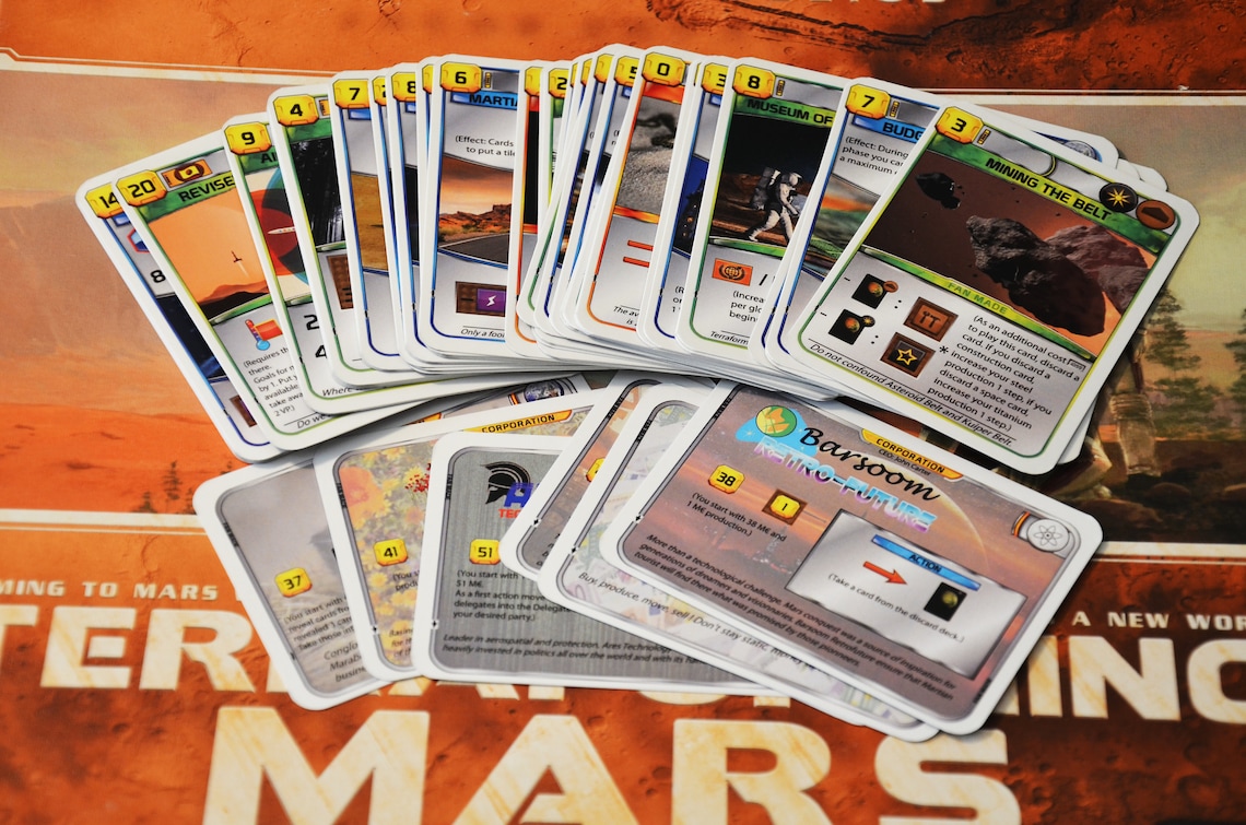 Terraforming Mars Ides of Mars fans made expansion Etsy