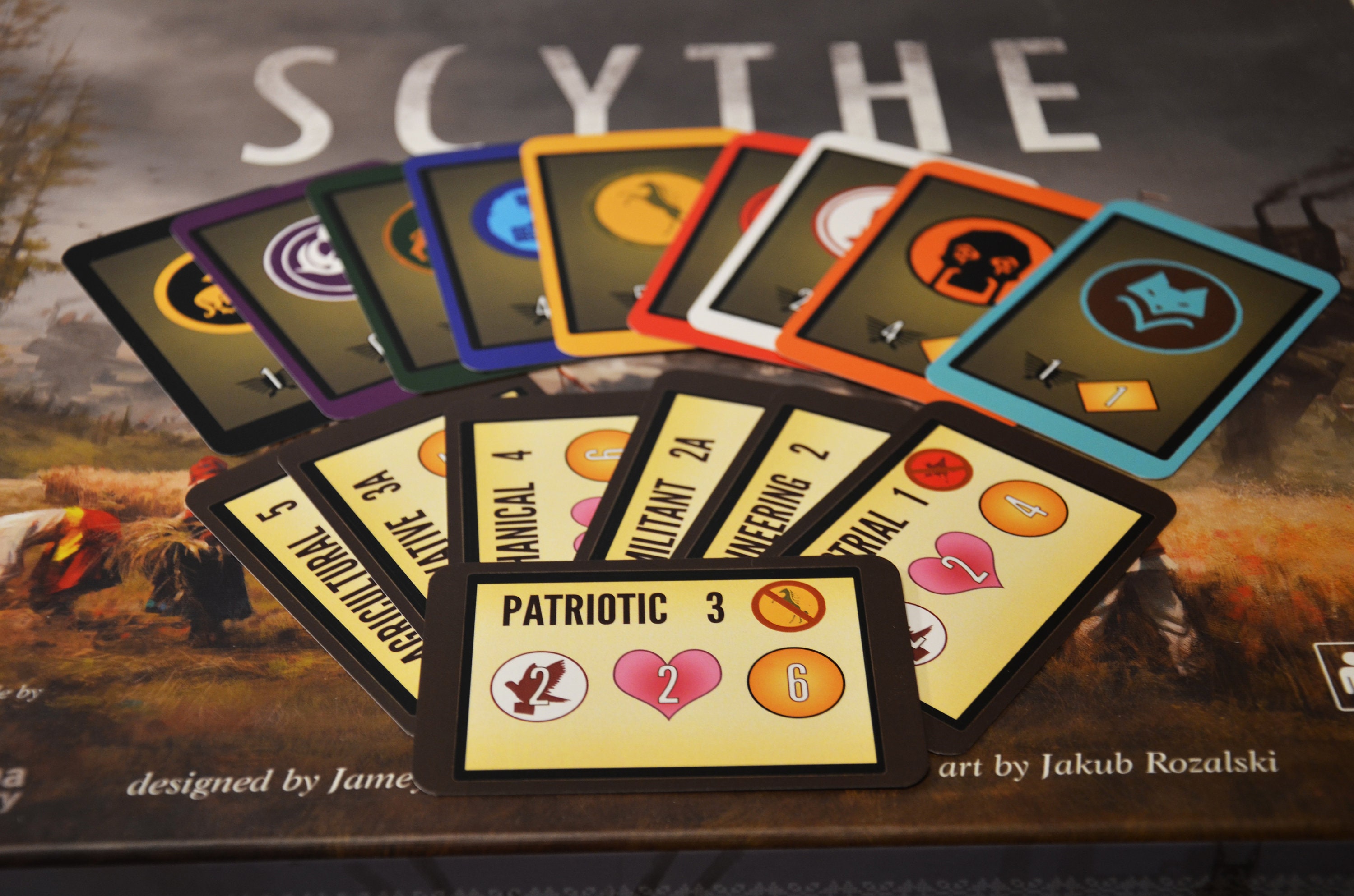 Scythe Cards to Randomize Factions & Player Boards Etsy