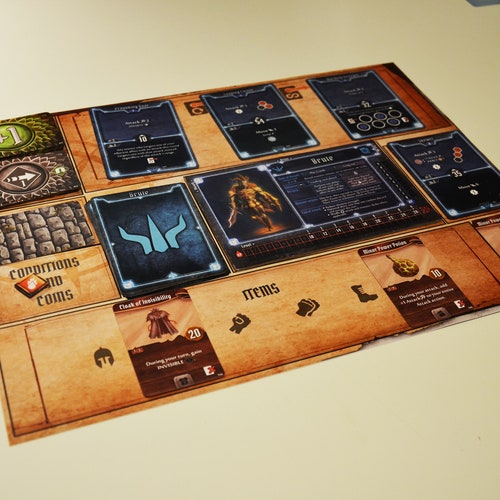 Gloomhaven Frosthaven Playmat Gh Fh Player Mat Character Etsy