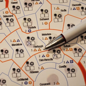 Star Wars: Rebellion Interactive Schematic Player Aid block notes