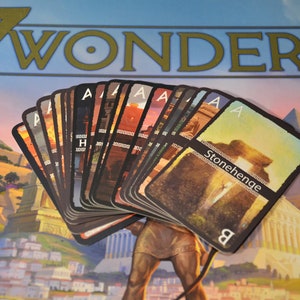 7 Wonders Cards to Randomize Wonders Boards