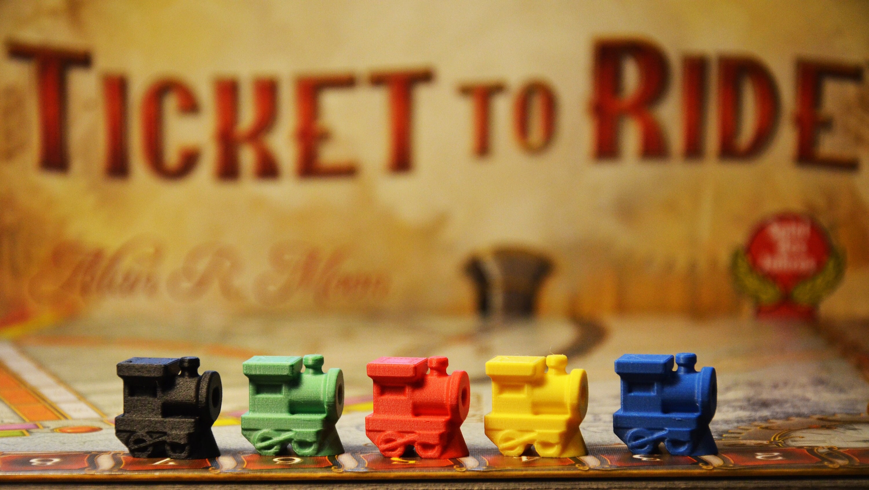 Ticket to Ride Board Game Trains Markers Scoring Trackers - Etsy