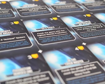Eclipse Second Dawn for the Galaxy Objective Challenge Cards Fan Made