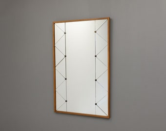 Large Swedish Harlequin Mirror