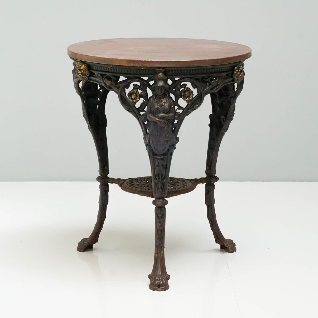 Copper Top Pub Table Etsy