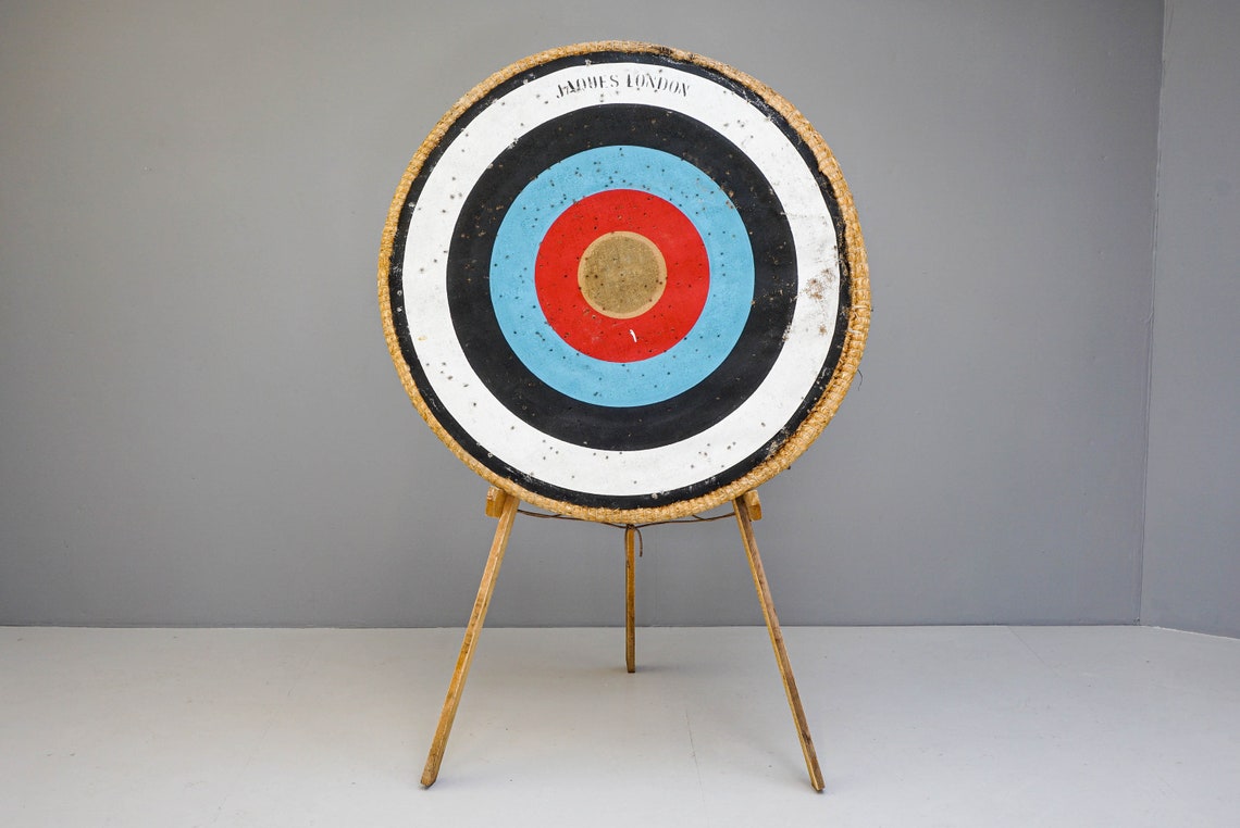 Archery Target by Jaques of London Etsy