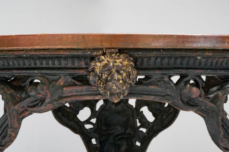 Copper Top Pub Table Etsy