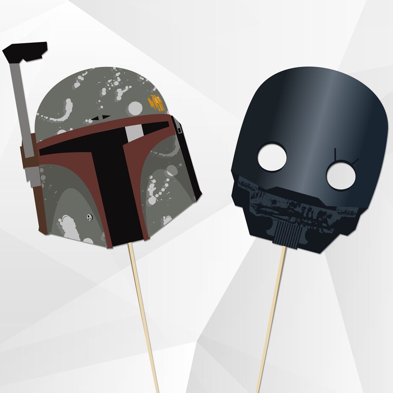 Star Wars Inspirated Photo Booth Props Printable Star Wars | Etsy