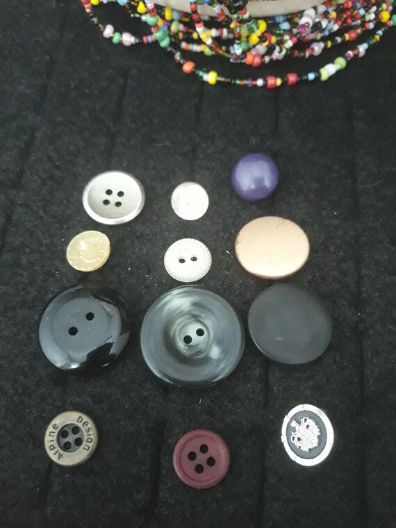 lot of buttons for sale